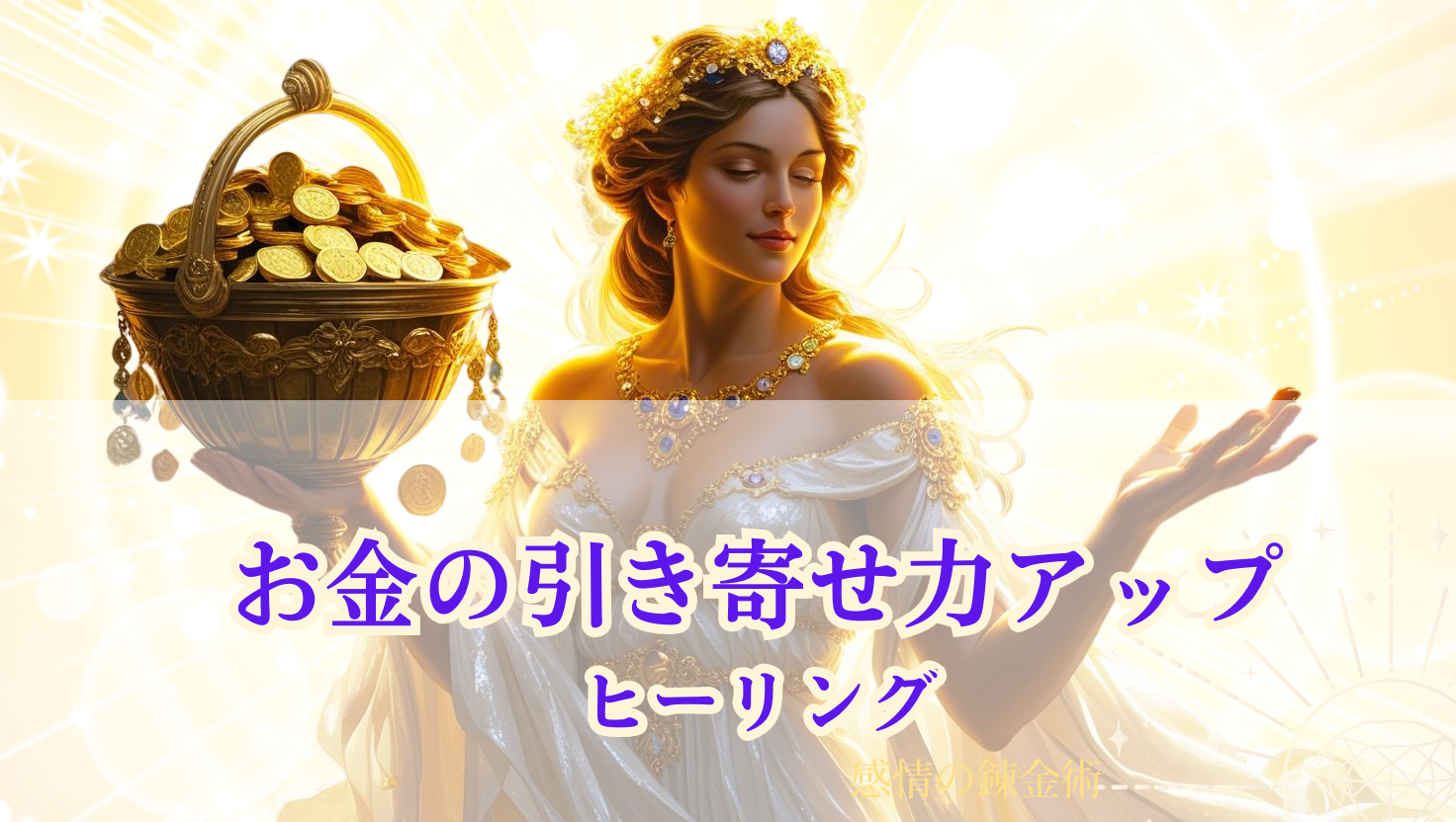 お金の引き寄せ力アップ遠隔ヒーリング